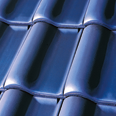 Tonziegel farbig glasiert